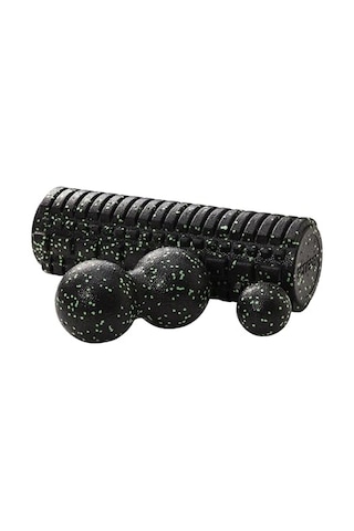 Actifoam Masaj Seti Spor Fitness Seti Köpük Rulo Masaj Topu Açık Bej