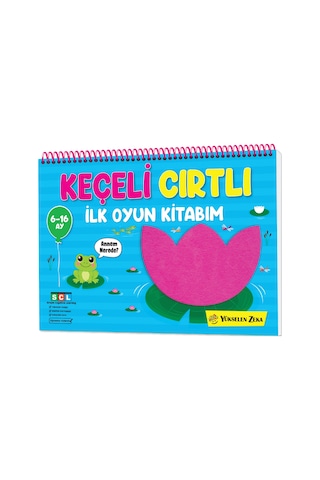6-16 Ay İlk Cırt Cırtlı Keçeli Etkinlik Kitabım - İlk Oyun Kitabım