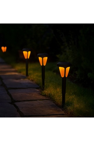 Aeron Solar Flame Led Saplama Sarı