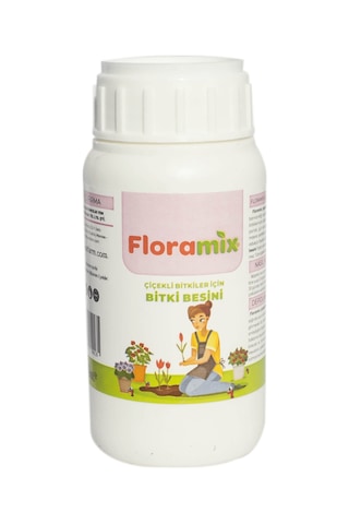 Floramix Çiçekli Bitkiler İçin Solucan Gübreli Bitki Besini - Vitamini 250 ML