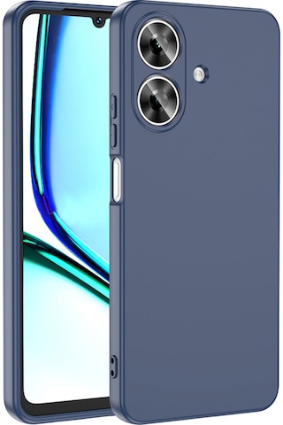 Realme Note 60 Kılıf İçi Süet Tasarımlı Renkli Lansman Kapak