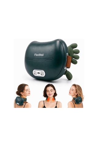 Ağrıyı Gidermek İçin Flexwell Boyun Masaj Aleti, 4d Shiatsu Derin Doku Boyun Ve Omuz Masaj Aleti, El Yoğurma Özellikli Biyonik Boyun Omuz Masaj Aleti, Küçük El Masaj Aleti