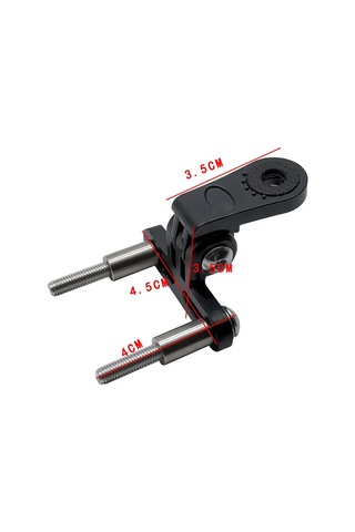 Bisiklet Işık Standı Bisiklet Far Klipsi Aksesuarları Siyah Siyah