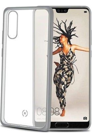Celly Lasermatt P20 İle Uyumlu Gümüş Kılıf Gümüş