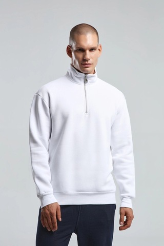 Benmanaj Erkek Antrasit Sweatshirt - Beyaz Beyaz