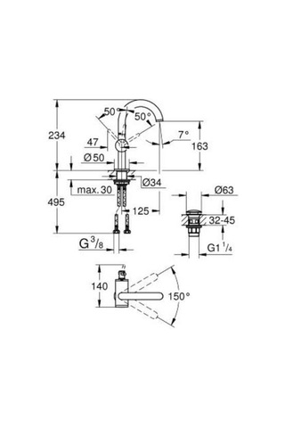 Atrio Lavabo Bataryası M-boyut - 24363gl0 Diğer