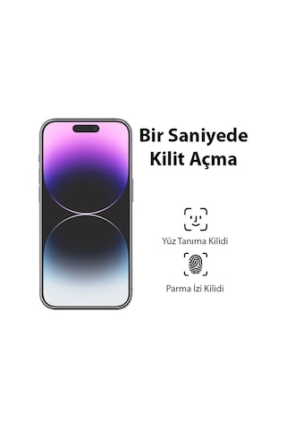Ally Apple iPhone 15 Pro Max Uyumlu Full Hd Tempered Kırılmaz Cam Ekran Koruy