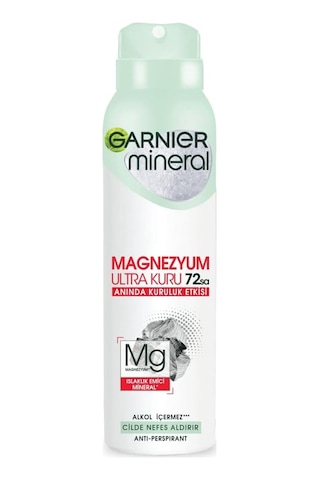 Garnier Mineral Magnezyum Ultra Kuru Sprey Deodorant