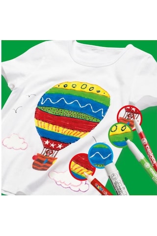 Carioca Fabric Liner Kumaş Boya Kalemi 10 Renk
