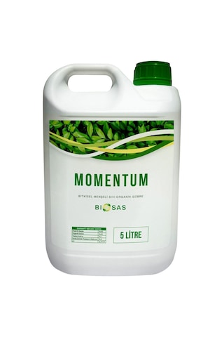 Biosas Momentum 5 Lt Bitkisel Menşeli Sıvı Organik Gübre 5 L