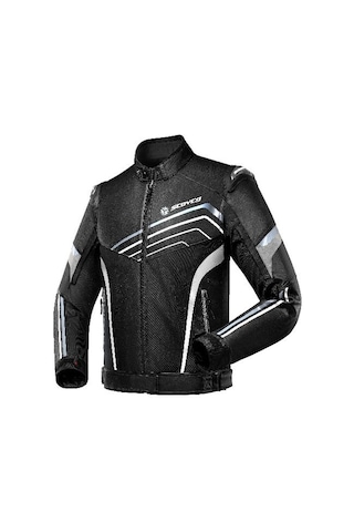 Motoanl Motosiklet Montu Full Korumalı 4 Mevsim Maxdura Kumaş Ve Pu Deri Motor Mont Black Edt