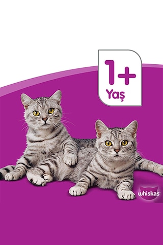 Whiskas Pouch Sığırlı Yetişkin Kedi Maması 24 x 85 G