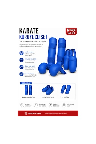 Voltrike Karate Seti Mavi Çok Renkli