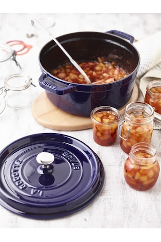 Staub 405102640 Döküm Tencere Yuv. Koyu Mavi 20 CM