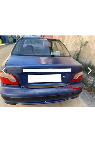 Hyundai Accent Yumurta Kasa 1995- 2000 Bagaj Alt Çıtası Krom Pasl