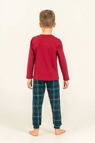 Arnetta Holiday Party Erkek Baba Oğul Bordo Uzun Kol Pijama Takım Ar3822-a-v1 Ar3822-a-v1