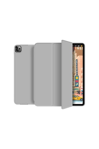 Schulzz Apple Uyumlu iPad Pro 11 İnç 1-2-3-4 Nesil 360 Derece Döner Uyku Modlu Kalem Bölmeli Manyetik Smart Kılıf
