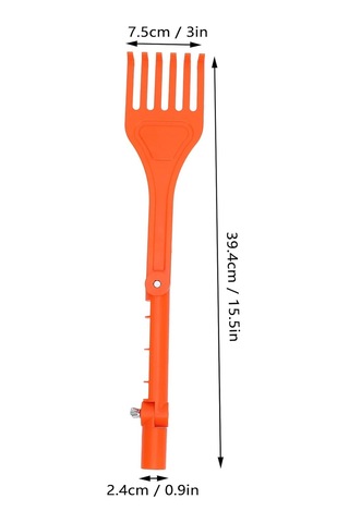 Döner Tutucu Tırmık, Yaprakları Çıkarmak İçin Oluk Temizleme Aracı, Premium Abs Malzemesi