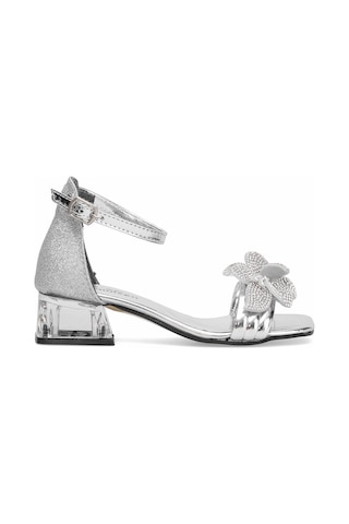 Elit Br-f-105-25y Filet Kız Çocuk Abiye Ayakkabı Gümüş Gümüş