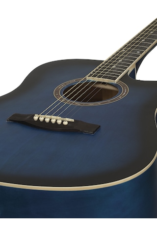 Zoppran Aczp100bls Mavi Akustik Gitar