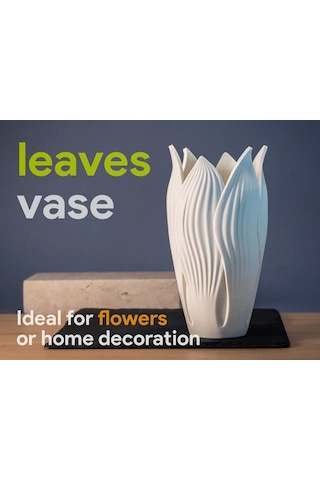 Dekoratif Deniz Kabuğu Görünümlü Vazo, Dekoratif Biblo, Masa Üstü Aksesuar