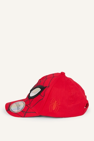 Defacto Marvel Spıderman Pamuklu Cap Şapka Erkek Çocuk G0956a826wnrd1 Kırmızı-rd1