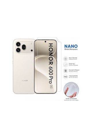 Honor 600 Pro Esnek Nano Ekran Koruyucu