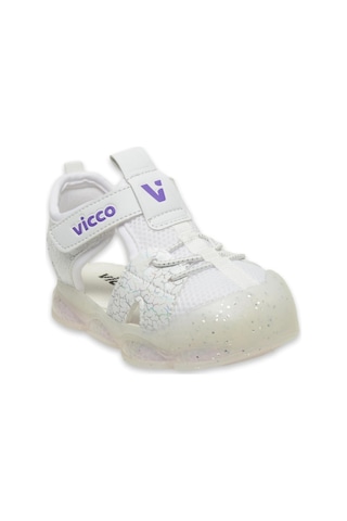 Vicco 321.b24y211 Bebe Phylon Işıklı Beyaz Çocuk Sandalet Beyaz