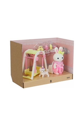 Bay Dreamy Mini Tavşan Aksesuarlı Salıncak Seti