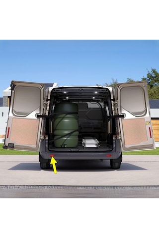 Ford Transit Custom 2013-2023 Arka Tampon Sol Reflektör Kedi Gözü