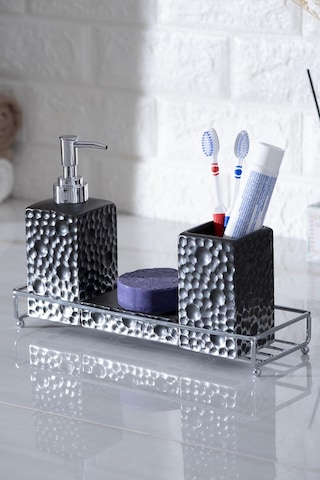 Acar Odeon 4 Parça Banyo Seti Renkli