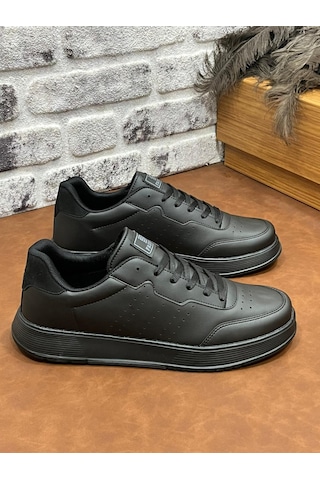 Ortopedik Büyük Numara Rahat Hafif Yumuşak Dark Step Erkek Spor Ayakkabı Siyah