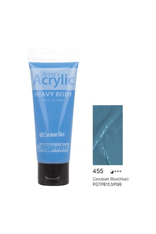 Bigpoint Akrilik Boya 75 ml Crulean Blue 455