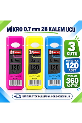 Mikro Kalem Ucu 0.7mm 60mm 3 Tüp Mikro Kalem Ucu 0.7mm 60mm 3 Tüp
