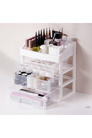 Homyl Banyo Çekmeceleri Için Kozmetik Depolama Rafı Dört