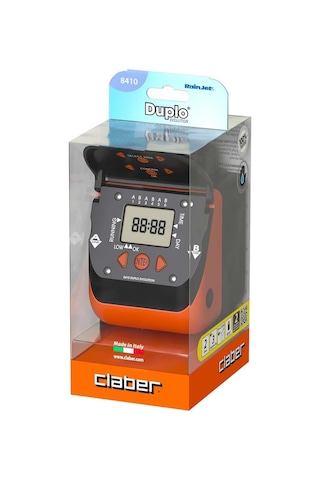 Claber 8410 Aquadue Duplo Evolution İki Çıkışlı Zamanlayıcı
