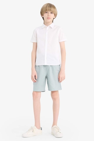 DeFacto Erkek Çocuk Polo Yaka Poplin Kısa Kollu Gömlek A4280A825AUWT83