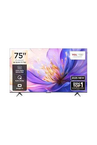 TCL75T8CGTV 4k 75" 144hz Qled Google Tv
