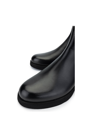 Tamer Tanca Erkek Hakiki Deri Siyah Deri Casual Bot 987 133k Erk Bot Sk24-25 Sıyah Dr Siyah Deri