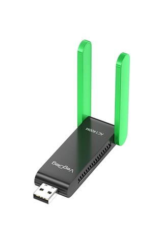 Veggieg 1400 Mbps 2.4ghz/5ghz Dual Band Gigabit Alıcı Verici Usb Wifi Adaptör