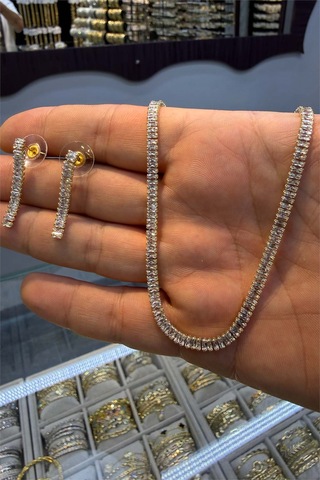 Baget Su Yolu İkili Gold Renk Takım Altın