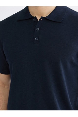 Lcwaıkıkı Classic Lacivert Polo Yaka Erkek Triko Tişört