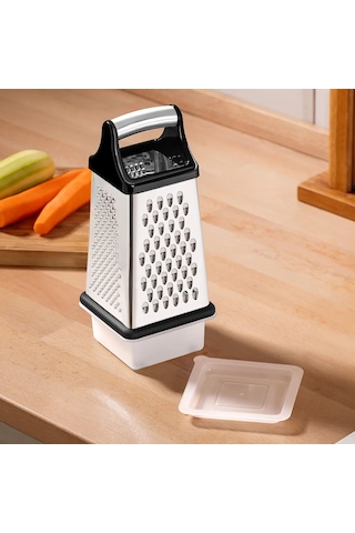 Nehir Paslanmaz Çelik Kare Hazneli Rende