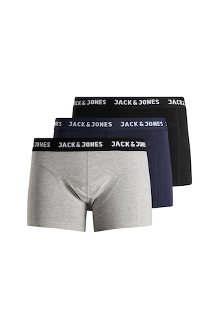Jack & Jones 12160750 3 lü Erkek Siyah Boxer