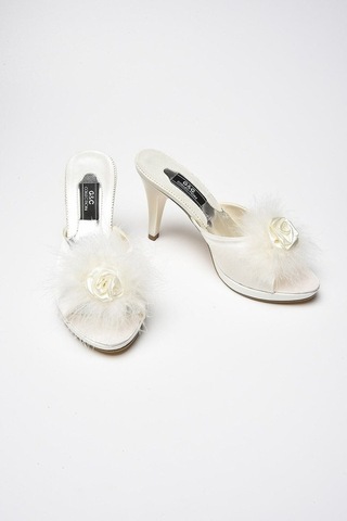 Gc Gül Aksesuarlı Platform Pnponlu Bayan Terlik Gc190 (272934997)