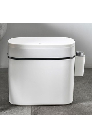 Qianfan Her Oda İçin Verimli Ve Dayanıklı Çöp Kovası - Çöp Beyaz