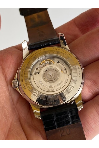 Maurice Lacroix Pontos GMT 40mm Deri Kordon Erkek Kol Saati PT606