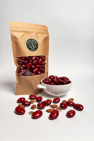 Narlı Badem Draje - İri Badem Ve Nar Lezzeti 500gr