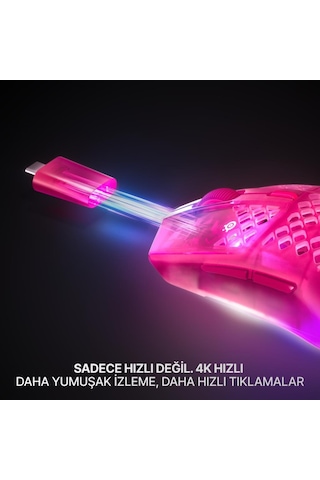 Steelseries Aerox 3 Wireless Gen 2 - Magenta Haze 4K Kablosuz Gaming Mouse