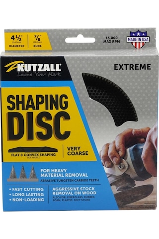 Kutzall Sd412x120 Ekstra Kalın Diş Düz Törpü 115 Mm Taşlama İçin